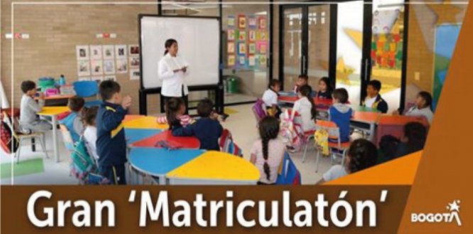 Gran jornada de ‘Matriculatón’ este fin de semana en Bogotá