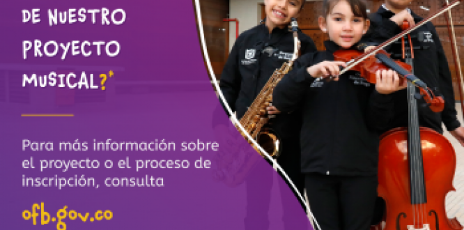 Abiertas las inscripciones a los centros filarmónicos locales de Bogotá