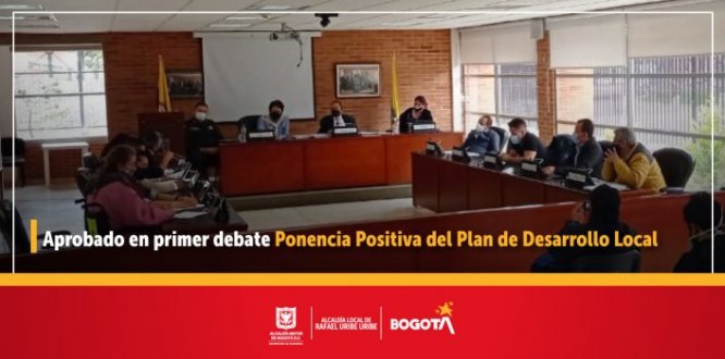 Aprobado en primer debate Ponencia Positiva del Plan de Desarrollo Local