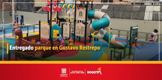 Entregado parque en Gustavo Restrepo Entregado parque en Gustavo Restrepo