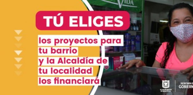 Los bogotanos deben elegir los proyectos que más necesitan sus barrios Los bogotanos deben elegir los proyectos que más necesitan sus barrios