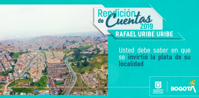 En la Alcaldía local de Rafael Uribe Uribe inicia el proceso de rendición cuentas 2019