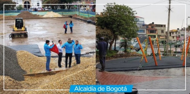 Obras en la localidad de Rafael Uribe Uribe avanzan