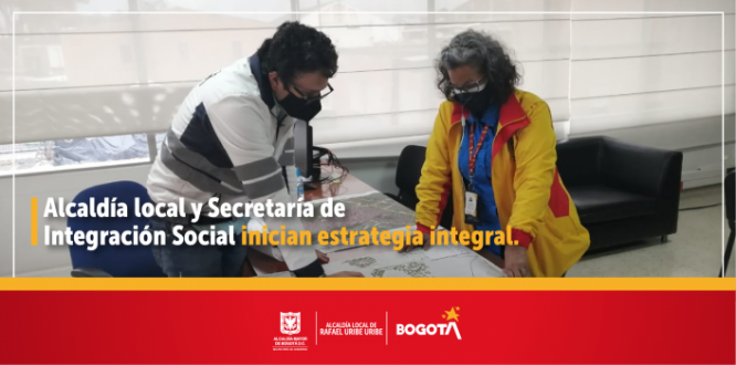 Alcaldía local y Secretaría de Integración Social inician estrategia integral 
