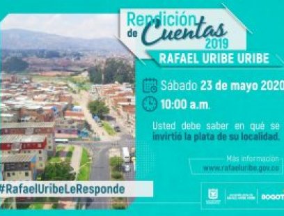 Rendición de Cuentas 2019. Alcaldía Local de Rafael Uribe Urib