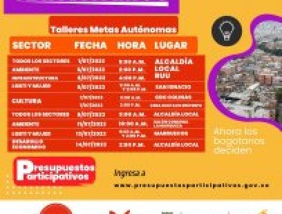 Calendario Presupuestos Participativos