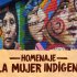 Mural de la localidad hace homenaje a la mujer indígena